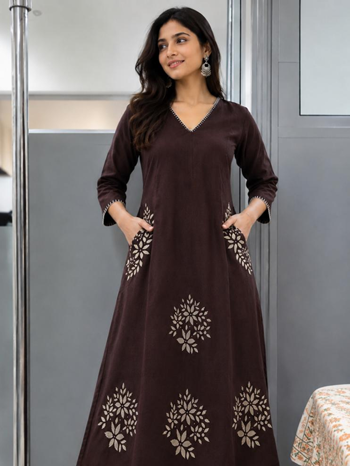 Jute Cotton Kurta Set